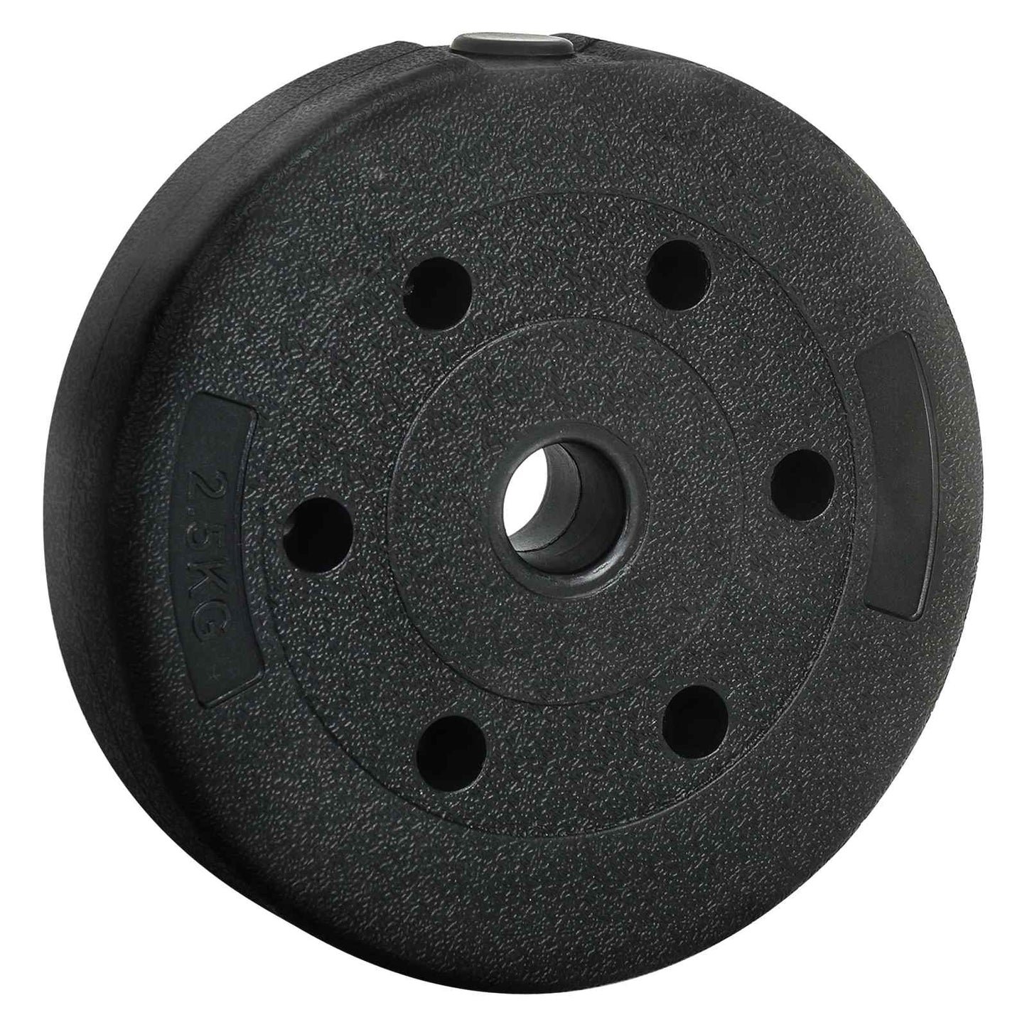 2-in-1 Hantelset 30kg Schwarz und Rot Zement und Eisensand